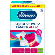 Cерветки для поглинання кольорів, для речей, які можуть линяти Dr.Beckmann Farb&Schmutz Fänger 40 шт 